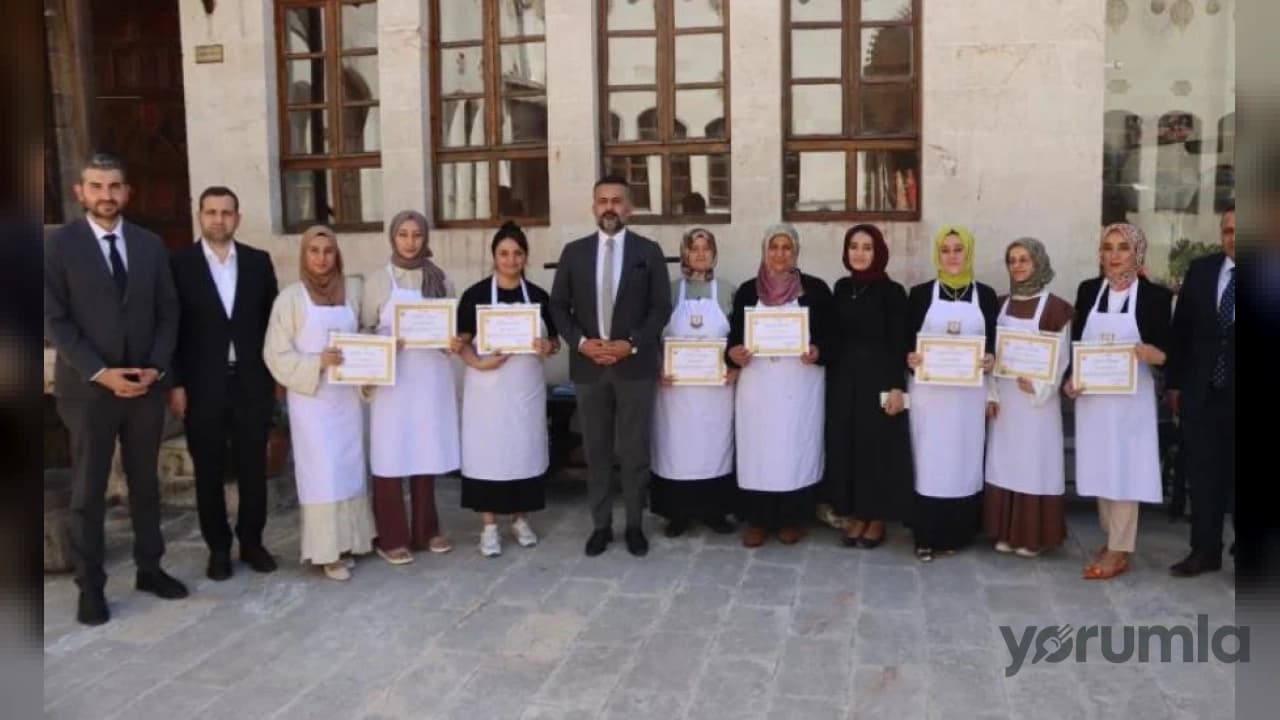 Şanlıurfa’da Yöresel Urfa Yemek Kursu: 8 kursiyere sertifika verildi