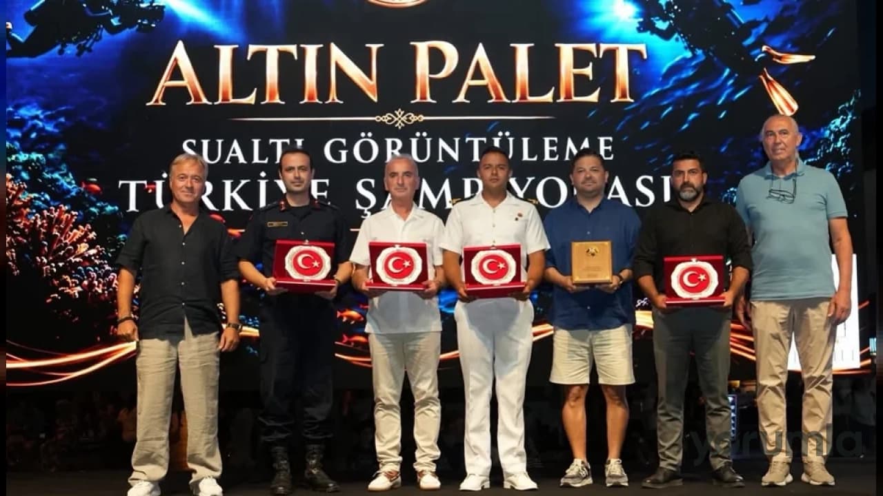 2026 Altın Palet Sualtı Görüntüleme Türkiye Şampiyonası Kaş’ta Görkemli Törenle Sona Erdi