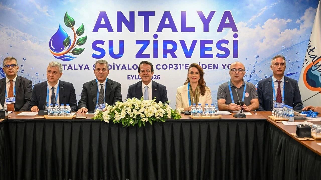 Antalya'da COP31 Öncesi Su Zirvesi: Arıtılmış Sular Tarımda Hayat Bulacak