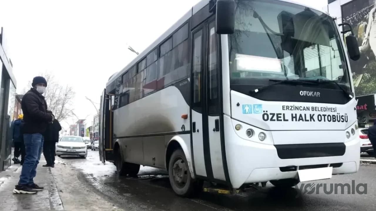 Erzincan'da Halk Otobüsü Ücretlerine Zam: Yeni Tarifeler Belli Oldu
