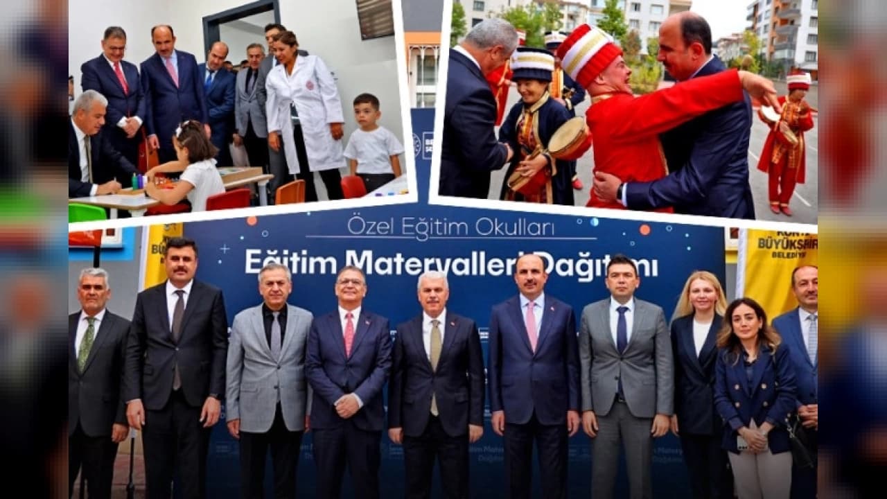 Konya Büyükşehir Belediyesi'nden Özel Çocuklara Kapsamlı Eğitim Desteği