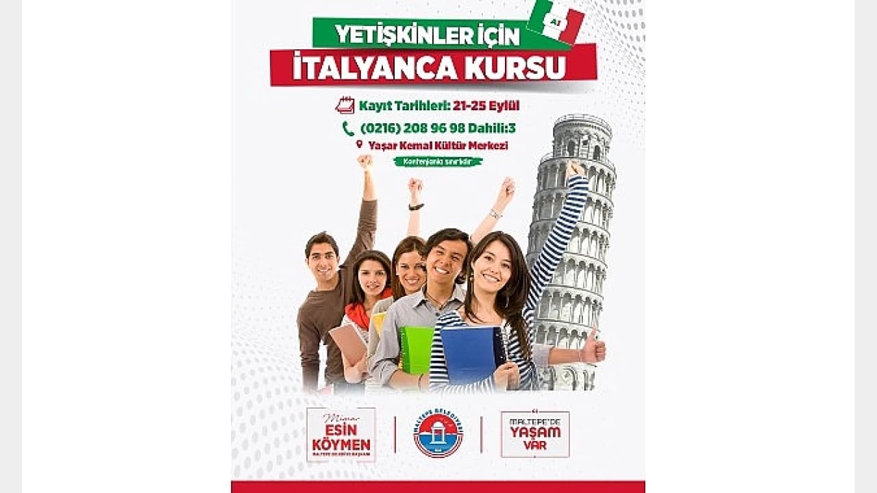 Maltepe Belediyesi Cumhuriyet Dil Akademisi 2026 Güz Dönemi Kayıtları Başlıyor
