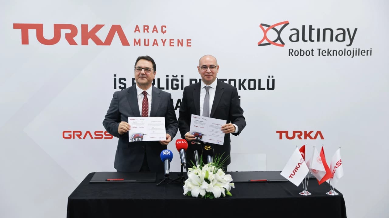 TURKA ve Altınay'dan Araç Muayenesinde Yapay Zekâ ve Robotik Devrimi