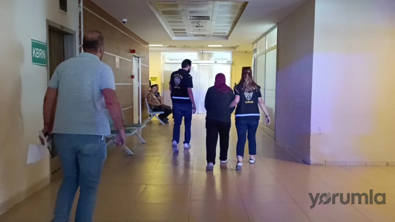 Edirne'de 86 Yaşındaki Eşini Öldüren Kadın Yunanistan Sınırında Yakalandı