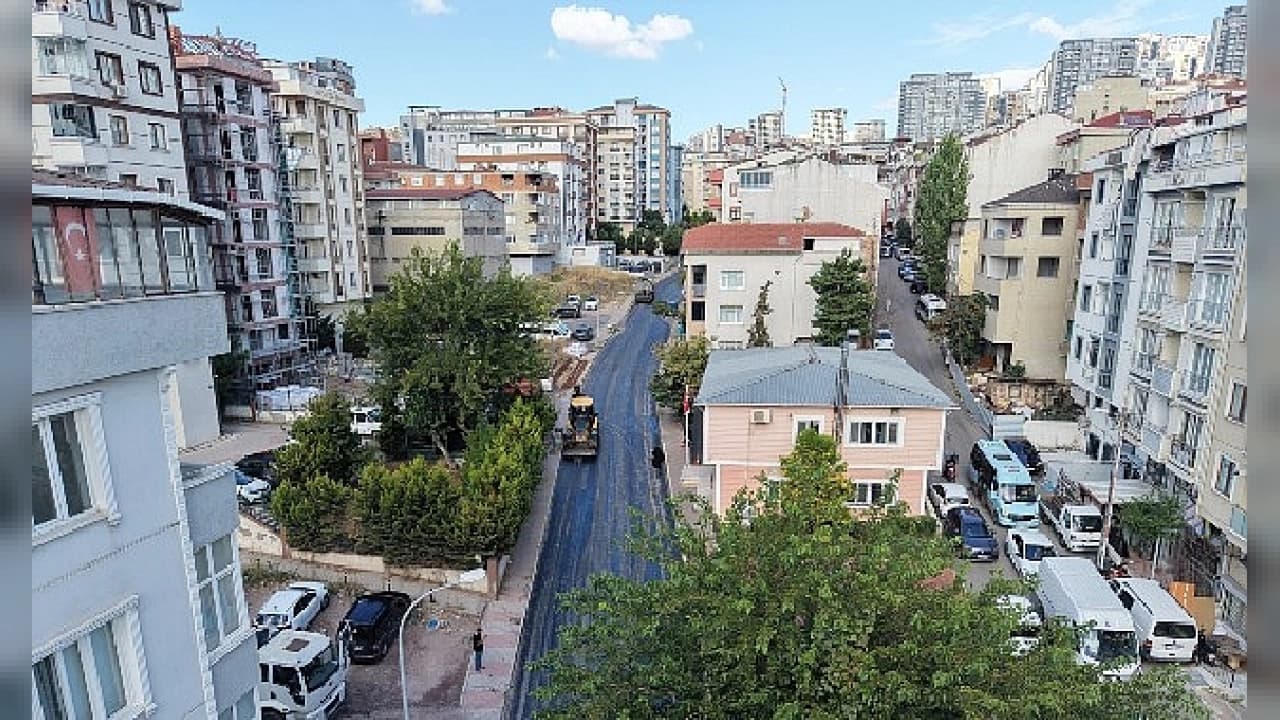 Maltepe'de Ulaşım Altyapısına Asfalt Desteği