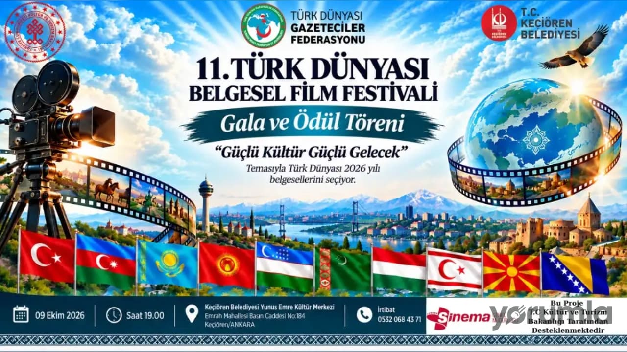 11. Türk Dünyası Belgesel Film Festivali Ankara'da Başlıyor