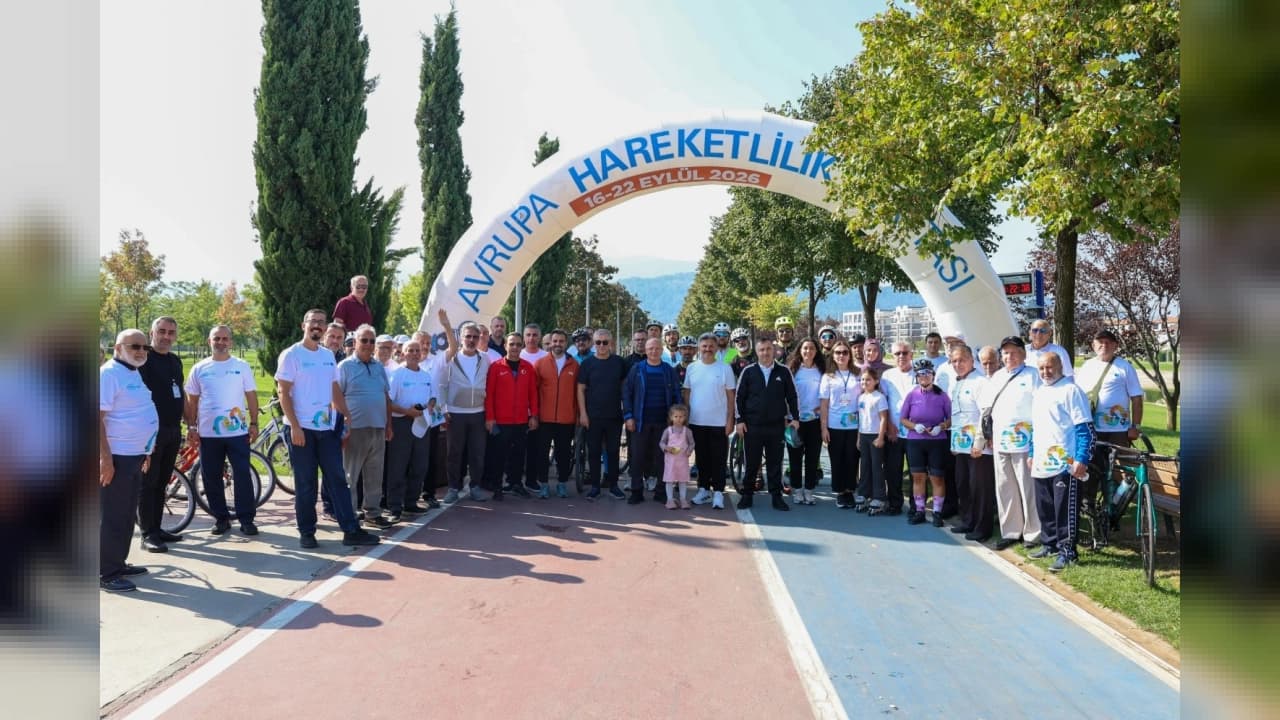 Bursa'da Avrupa Hareketlilik Haftası Başladı: Parklar ve Sokaklar Harekete Geçti