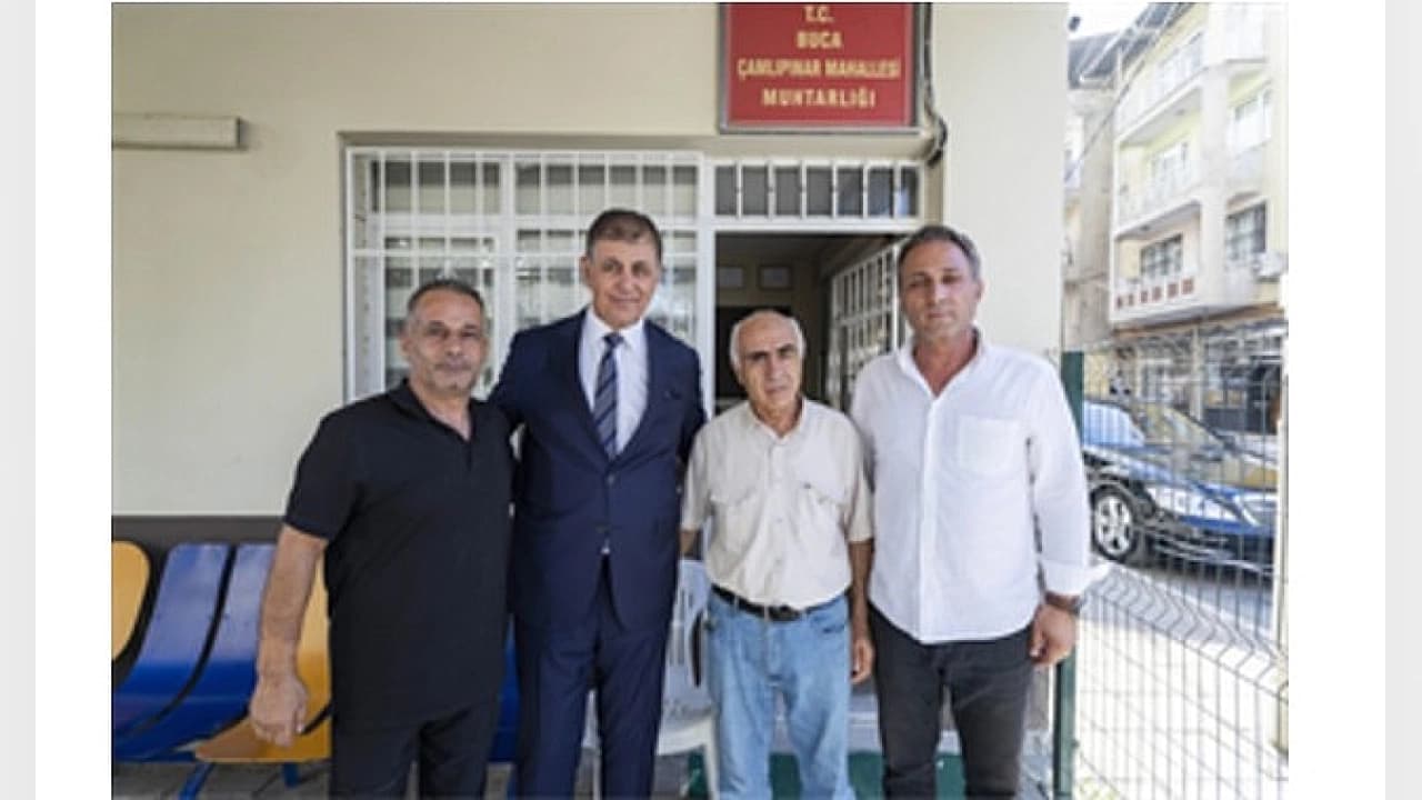 İzmir Büyükşehir Belediye Başkanı Cemil Tugay’dan Buca’da Muhtarlık Ziyaretleri