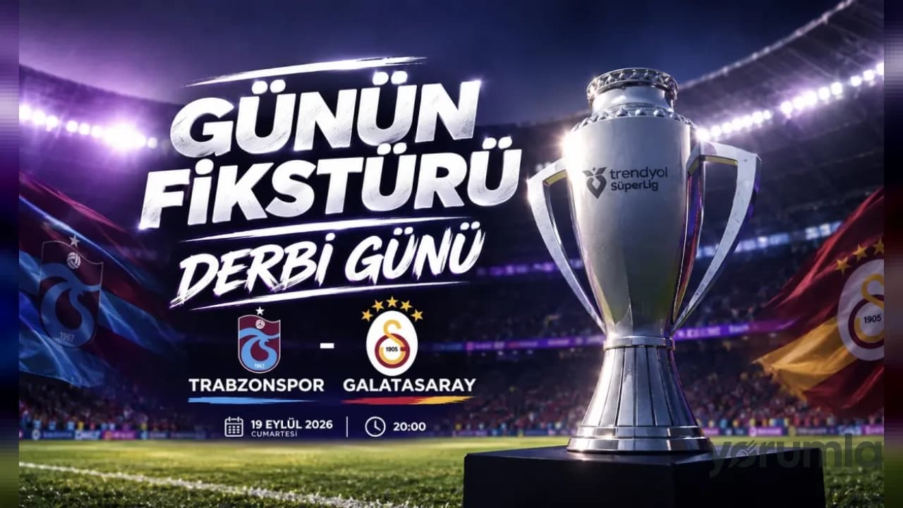 Süper Lig 6. Hafta Heyecanı Başlıyor: Trabzonspor Galatasaray Derbisi Ne Zaman, Saat Kaçta?