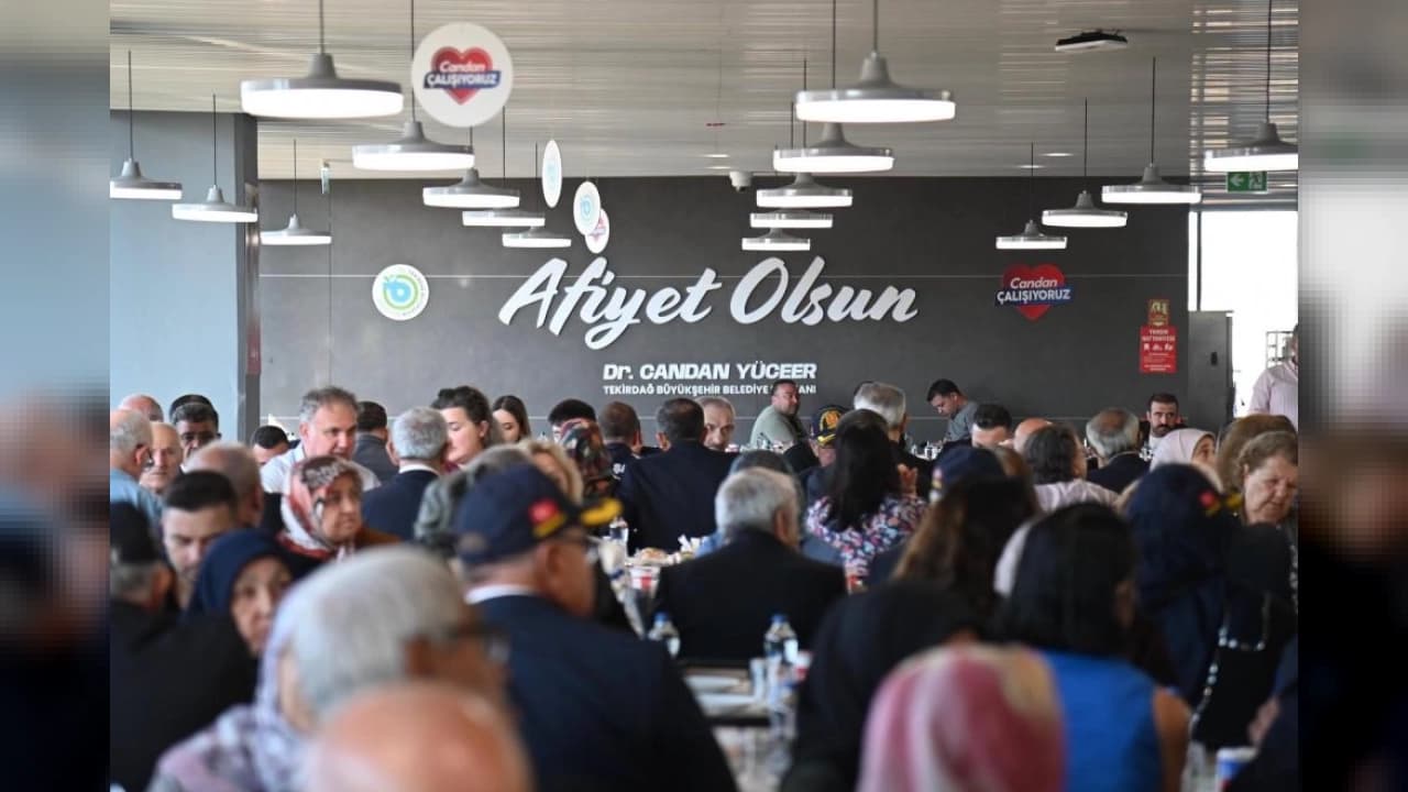 Tekirdağ Büyükşehir Belediyesi'nden Gaziler Günü'nde Vefa Buluşması