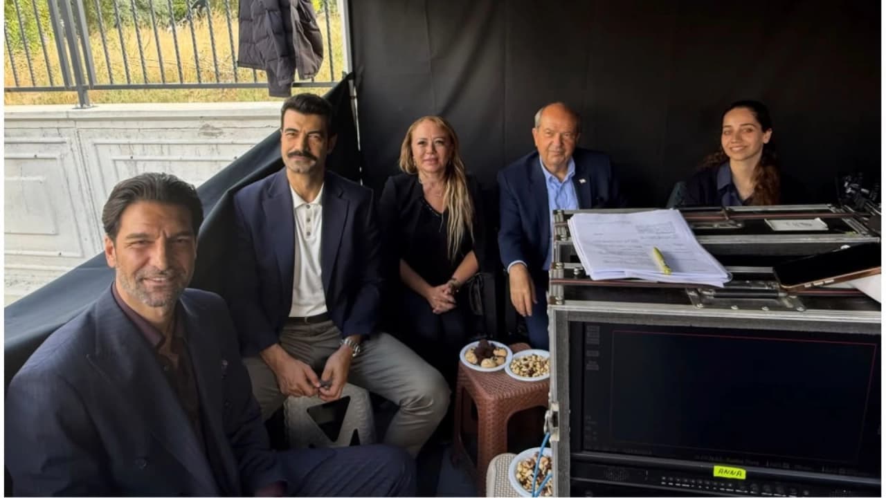 Sevdan Bir Ateş Dizi Setine Ersin Tatar’dan Sürpriz Ziyaret