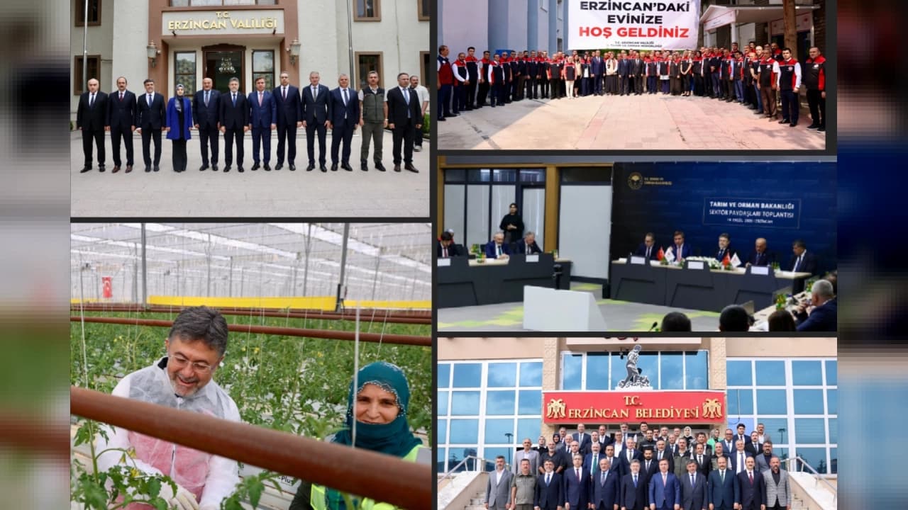 Tarım ve Orman Bakanı İbrahim Yumaklı ve TMO Genel Müdürü Ahmet Güldal Erzincan ile Erzurum'da Temaslarda Bulundu