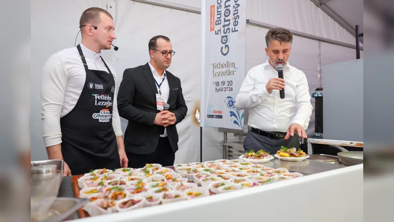 Uluslararası Bursa Gastronomi Festivali'nde Kardeş Şehirlerin Lezzetleri Buluştu