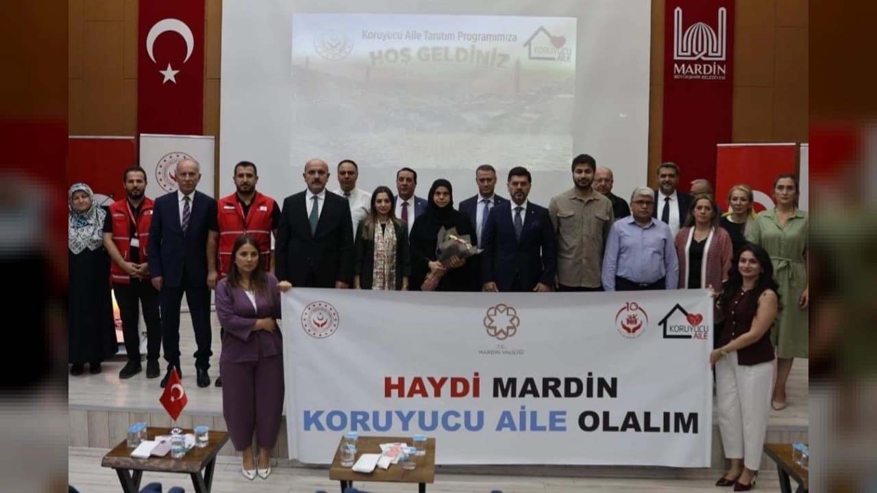 Mardin'de Koruyucu Aile Bilinci Masaya Yatırıldı: 57 Çocuk Aile Şefkatiyle Büyüyor