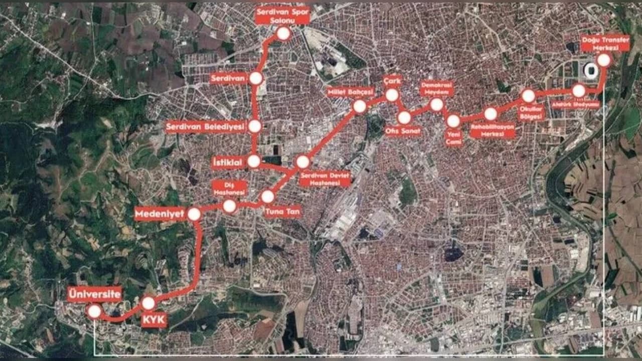 Sakarya'da Adapazarı-Serdivan Tramvay Hattı İçin Geri Sayım: Temel Atma Hazırlıkları Sürüyor