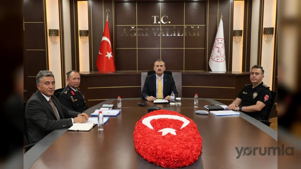 Ağrı'da Yeni Eğitim Öğretim Yılı İçin Kapsamlı Güvenlik Zirvesi Toplandı