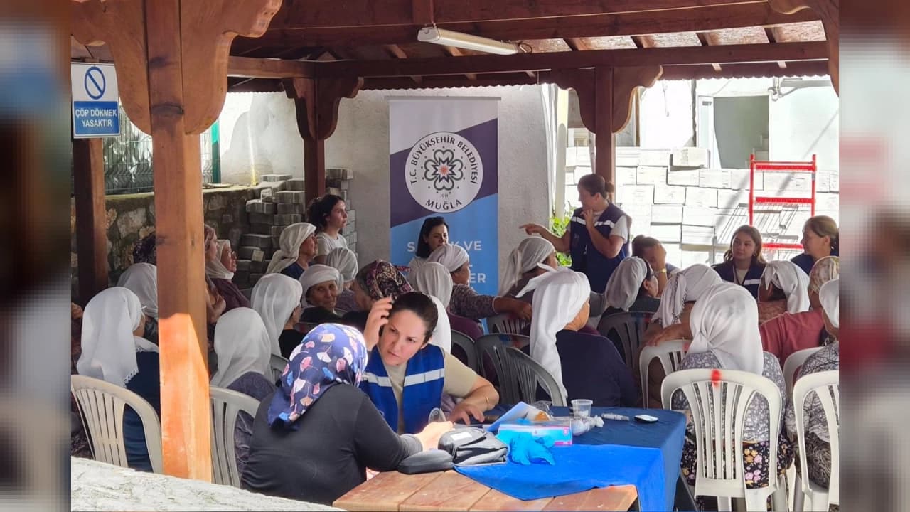 Muğla Büyükşehir'den Kırsala Sağlık Çıkarması: "Sağlık İçin Sahadayız" Başladı
