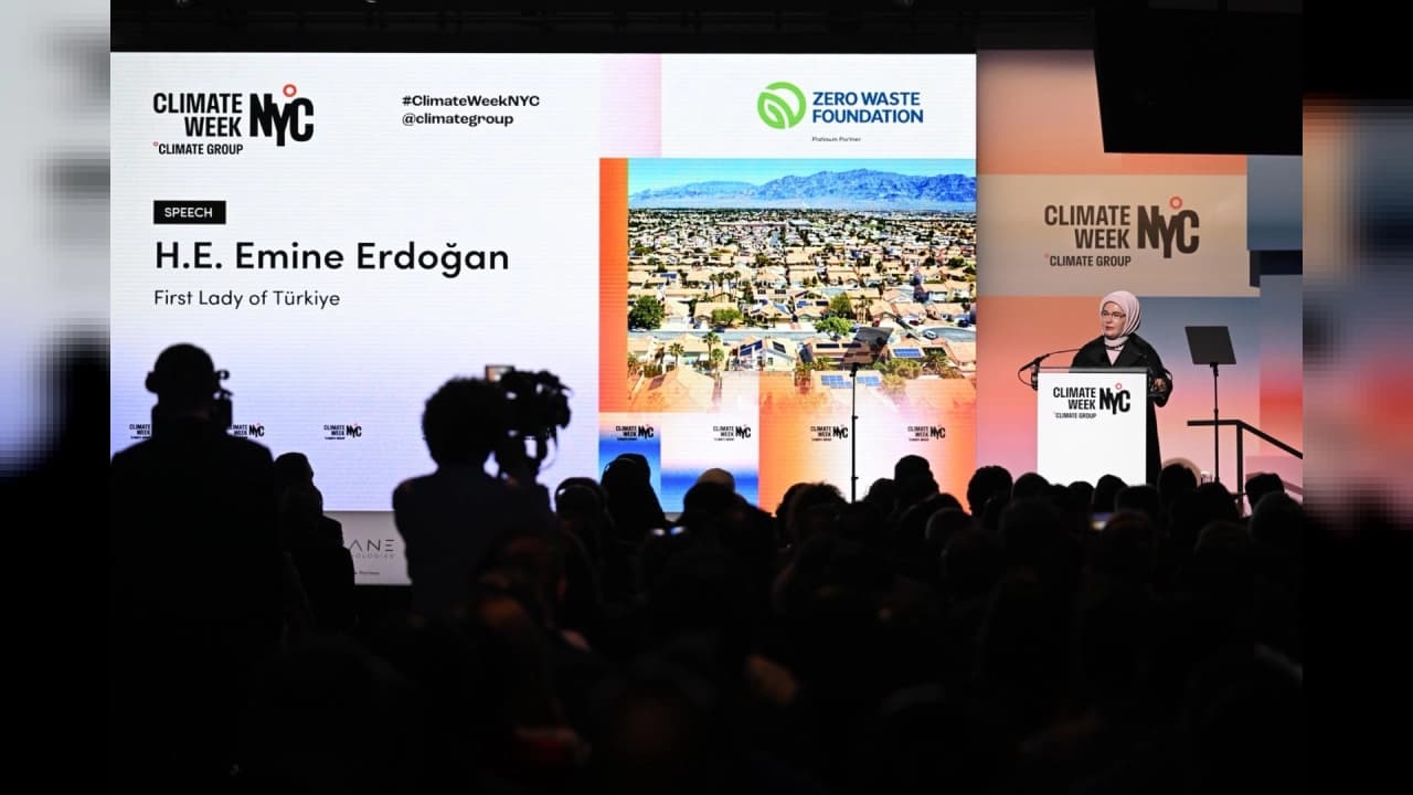 New York İklim Haftası 2026'da Emine Erdoğan'dan Kritik Sıfır Atık Çağrısı
