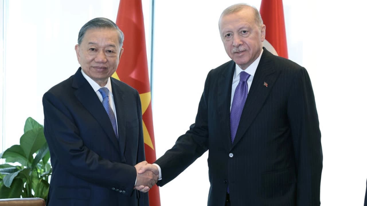 New York'ta Kritik Zirve: Erdoğan Türkevi'nde Vietnam Devlet Başkanı To Lam ile Görüştü