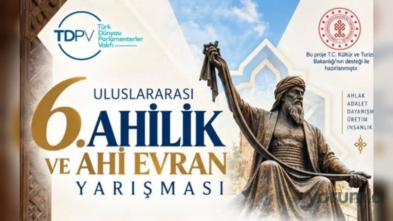 6. Uluslararası Ahilik ve Ahi Evran Yarışması Başvuruları Başladı: Kazananlara Laptop Ödülü