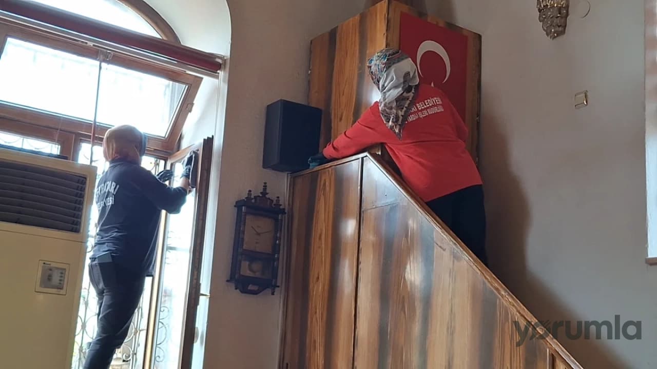 Beypazarı'nda Festival Öncesi Camilerde Kapsamlı Temizlik Seferberliği