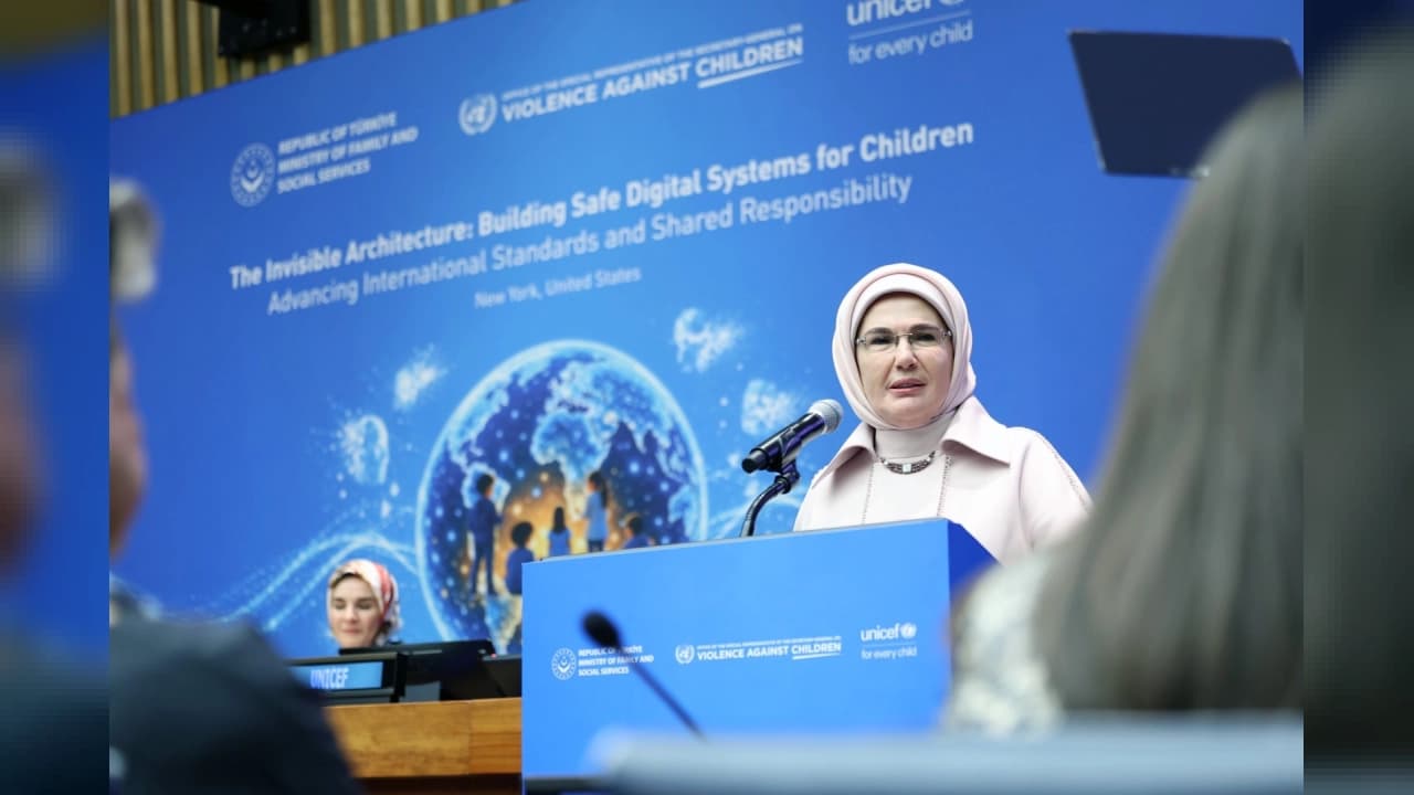 Emine Erdoğan'dan BM'de Dijital Tehditlere Karşı Küresel Standart Çağrısı