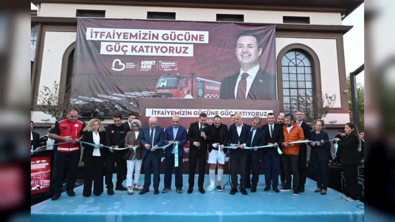 Balıkesir İtfaiyesi'ne Afetlere Karşı 8 Yeni Araç Takviyesi Yapıldı