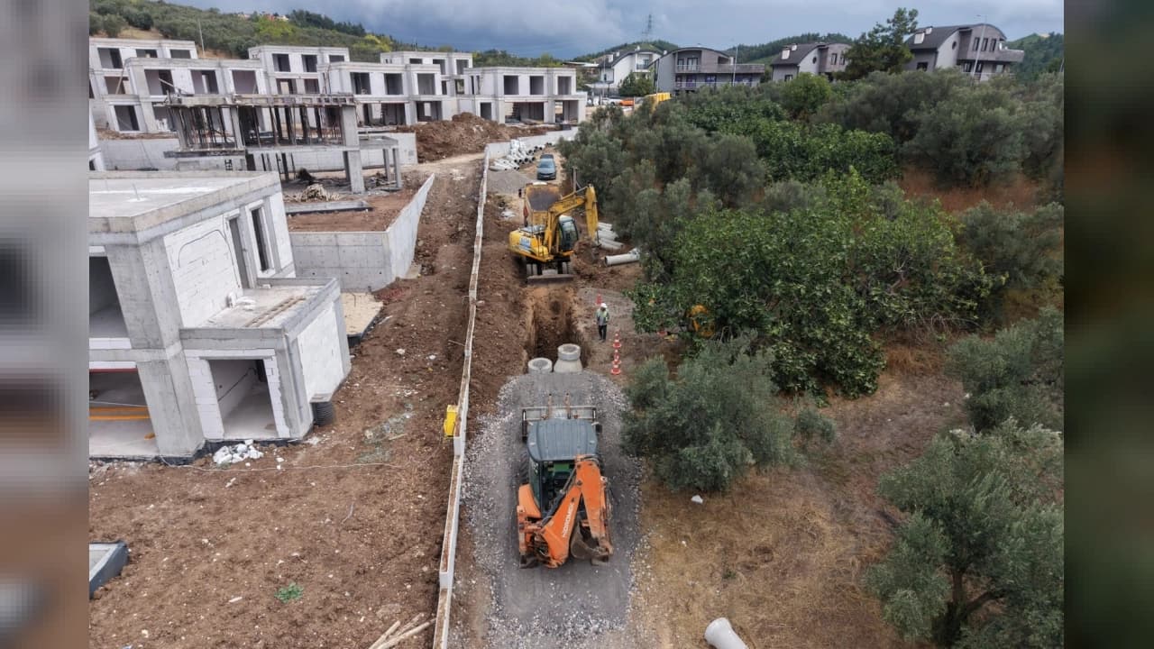 Bursa Mudanya’da Altyapı Hamlesi: Yeni Hatlar Devreye Alındı