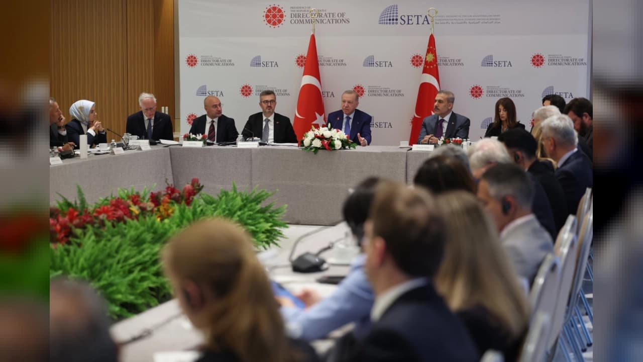 Cumhurbaşkanı Erdoğan New York’ta ABD’li Düşünce Kuruluşlarıyla Buluştu
