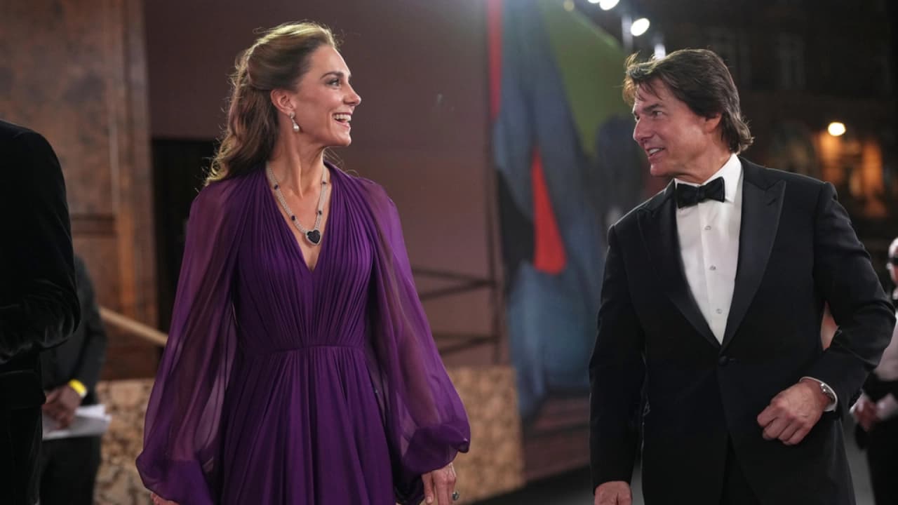 Kate Middleton ve Prens William'dan Tom Cruise Galasına Görkemli Çıkarma