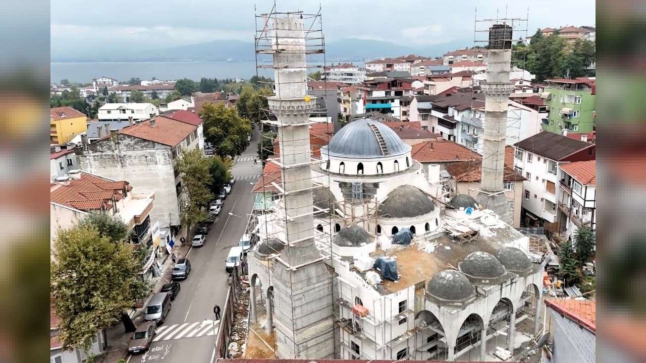 Kocaeli Kuruçeşme Merkez Camii İnşaatında Sona Doğru: 1091 Kişilik Dev Kapasite Yükseliyor