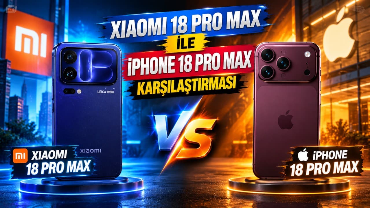 Xiaomi 18 Pro Max ile iPhone 18 Pro Max Karşılaştırması: Teknik Özellikler, Kamera ve Fiyat Farkları Neler?