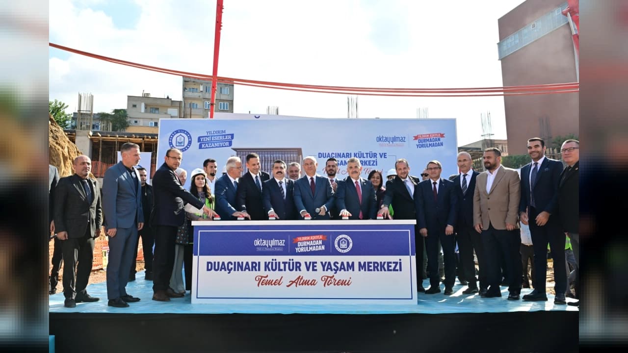 Yıldırım Belediyesi'nden 2 Milyarlık Vizyon Proje: Duaçınarı Kültür ve Yaşam Merkezi Temeli Atıldı