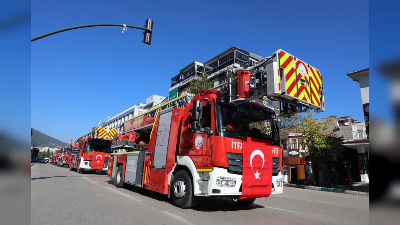 Bursa İtfaiyesi 312 Yaşında: Ağustos Ayında 2 Bin 480 Olay Geride Kaldı