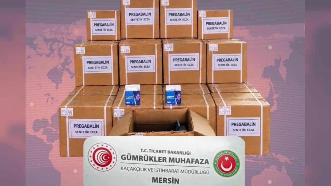 Mersin'de Dev Uyuşturucu Operasyonu: Gümrük Ekiplerinden 1.7 Tonluk Pregabalin Darbesi