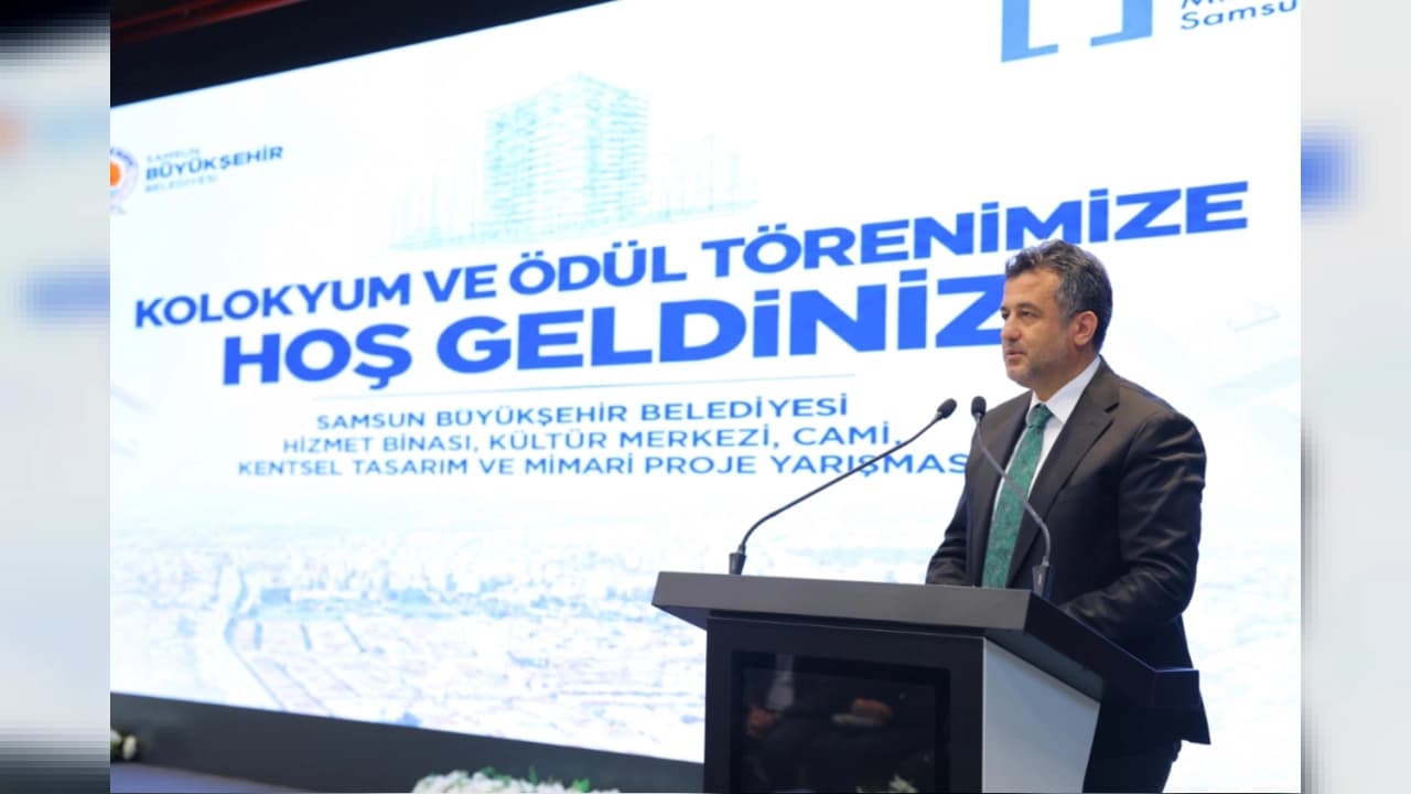 Samsun'un Geleceğine Yön Verecek Mimari Projede Ödüller Sahiplerini Buldu