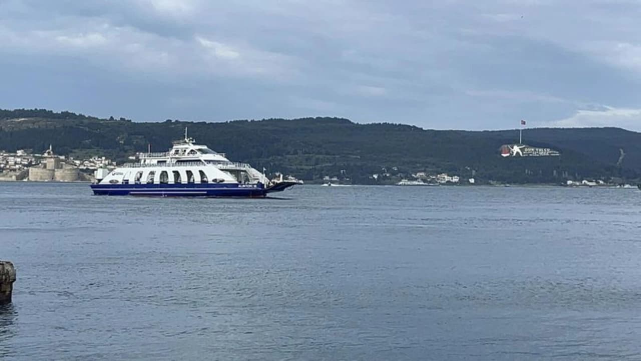 Kabatepe-Gökçeada Feribot Seferleri Olumsuz Hava Nedeniyle İptal Edildi