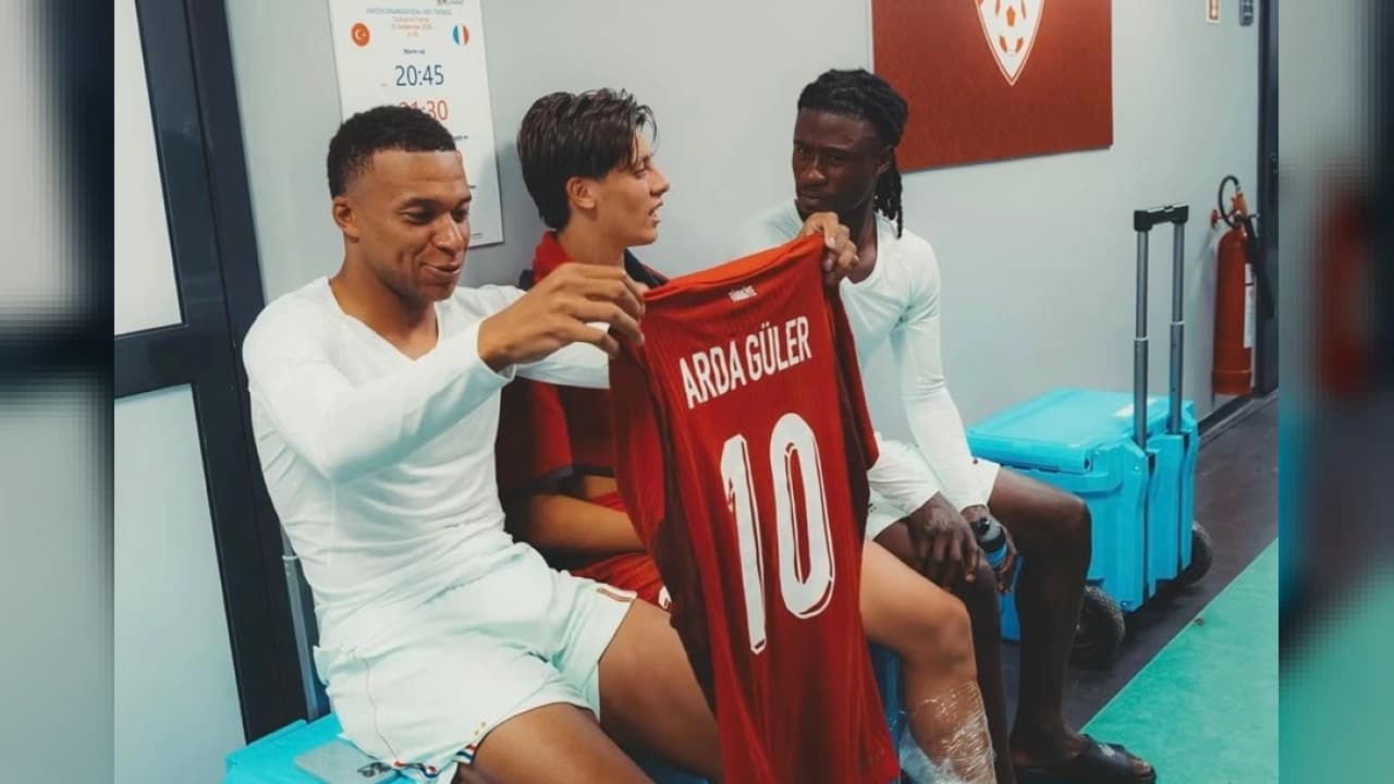 Kylian Mbappe'den Arda Güler ve Eduardo Camavinga Paylaşımı: "Habibi