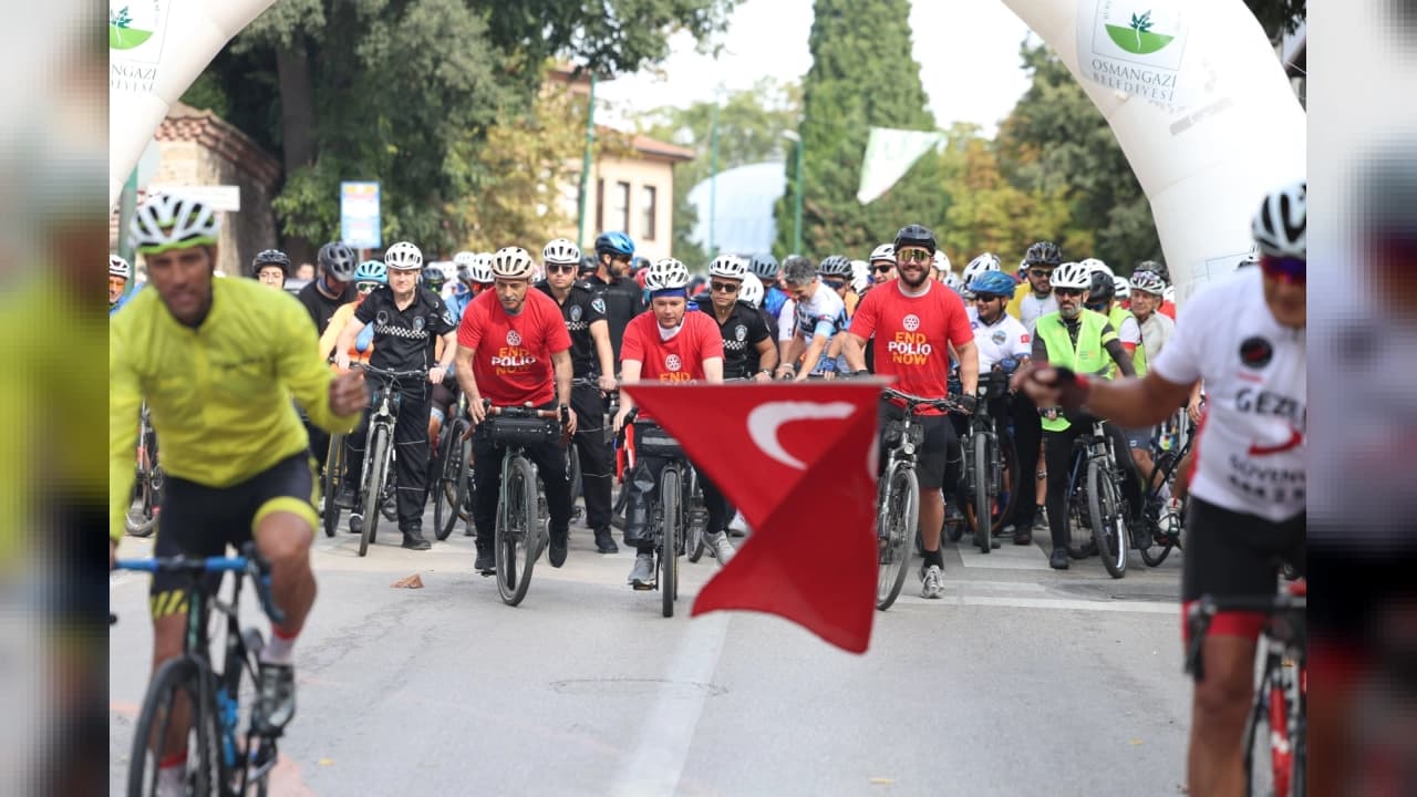 Osmangazi Belediye Başkanı Erkan Aydın Bisiklet Turunda Pedal Çevirdi