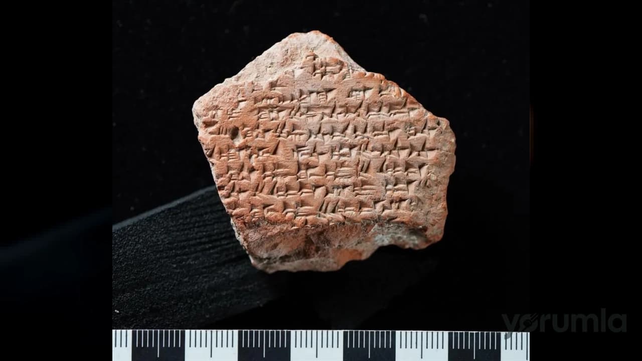 Hattuşa'da Heyecan Yaratan Keşif: Çivi Yazılı Tablet Kadeş Barış Antlaşması'na Ait Çıktı