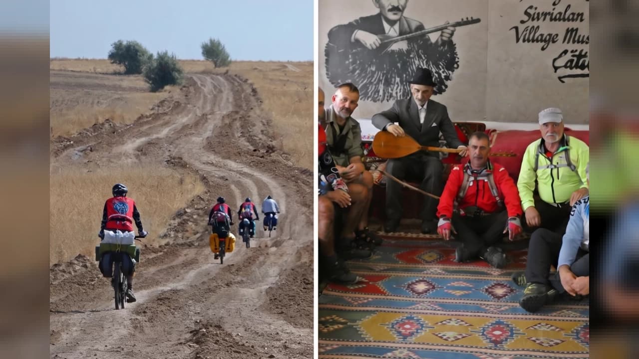 Keşan DOÇEK bisikletçilerinden Orta Anadolu'da kültür ve bozkır turu