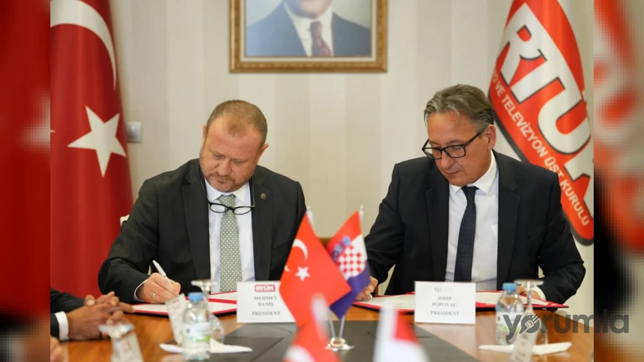 RTÜK ile Hırvatistan AEM Arasında Stratejik Medya İş Birliği Protokolü