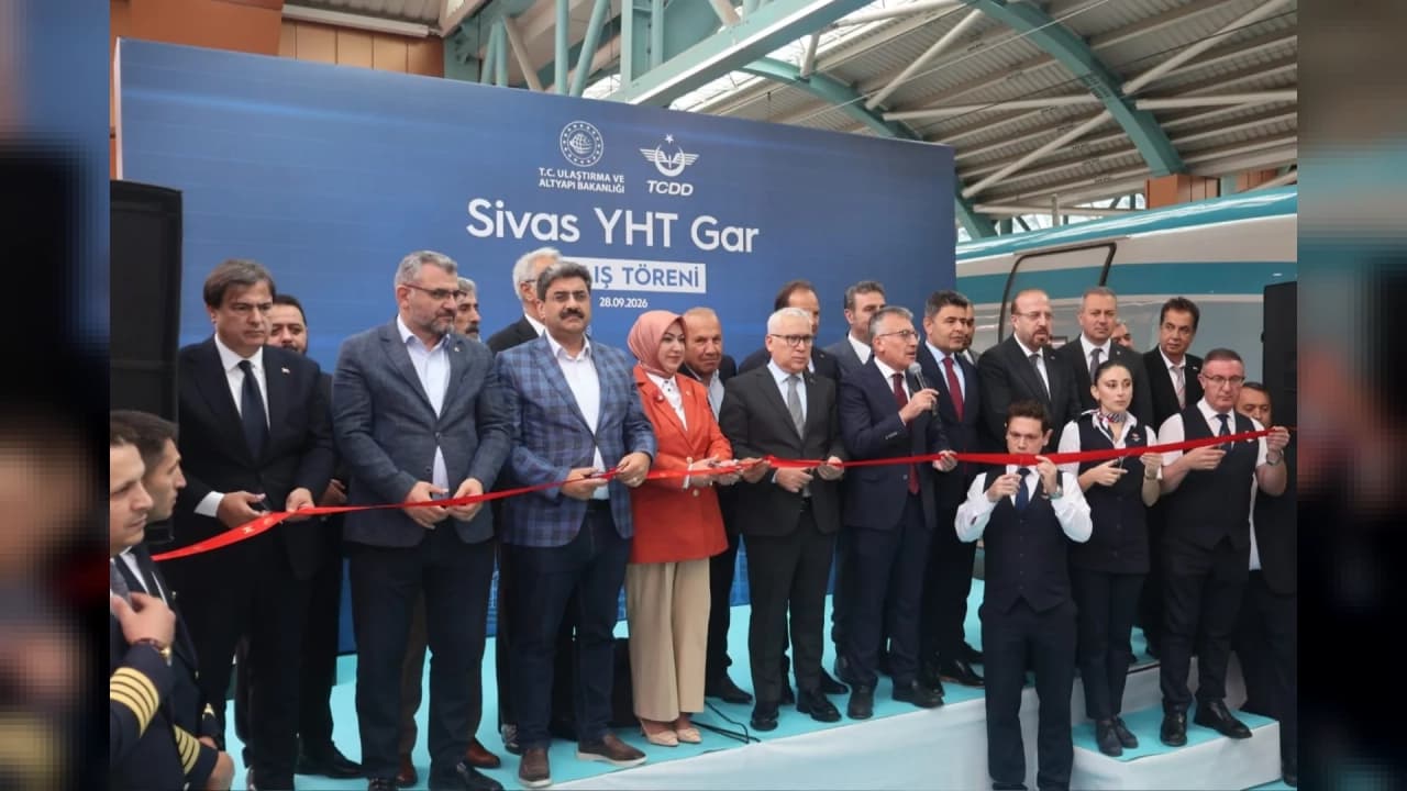 Sivas Yeni YHT Garı Törenle Hizmete Açıldı: Ulaşımda Konfor Dönemi