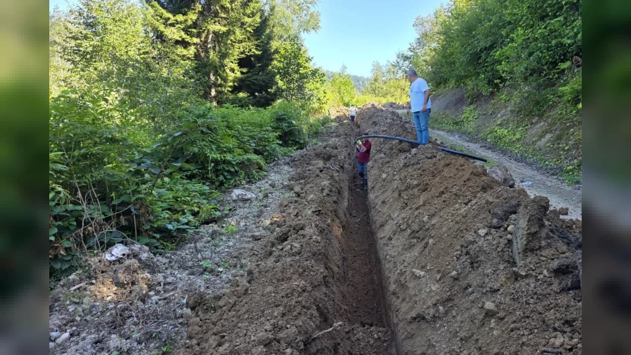 Trabzon'da 11 Bin Metrelik İçme Suyu Yatırımı Başlatıldı