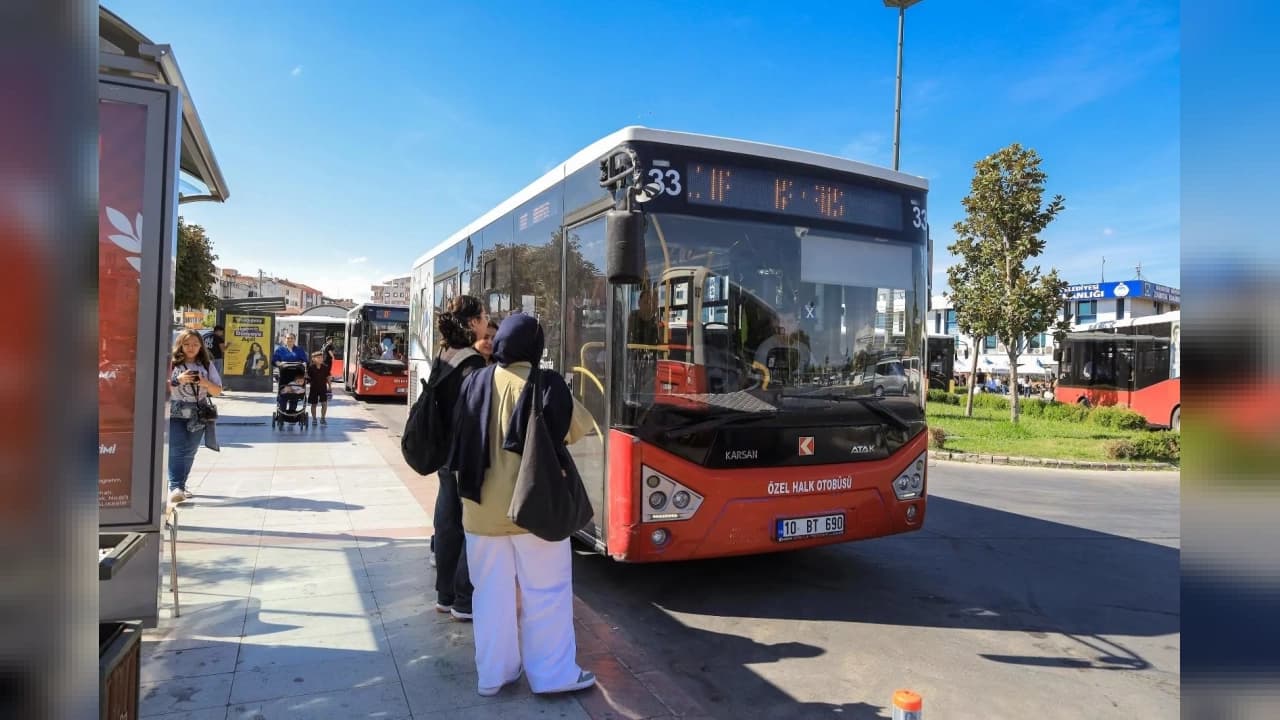 Balıkesir'de Toplu Taşımaya Yeni Eğitim Yılı Düzenlemesi: 399 Hat ve 6 Bin 473 Sefer