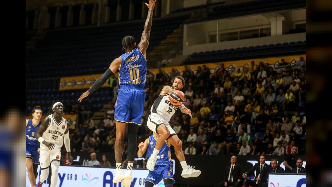 Beşiktaş'tan 13 Yıl Sonra EuroLeague Zaferi: Maccabi Tel Aviv'i 109-93 Devirdi