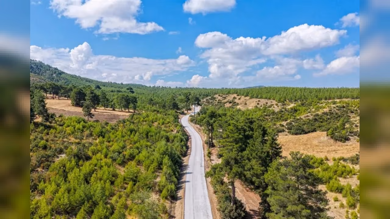 Denizli'de Honaz ile Bozkurt Arasındaki 9 Kilometrelik Yeni Bağlantı Yolu Tamamlandı