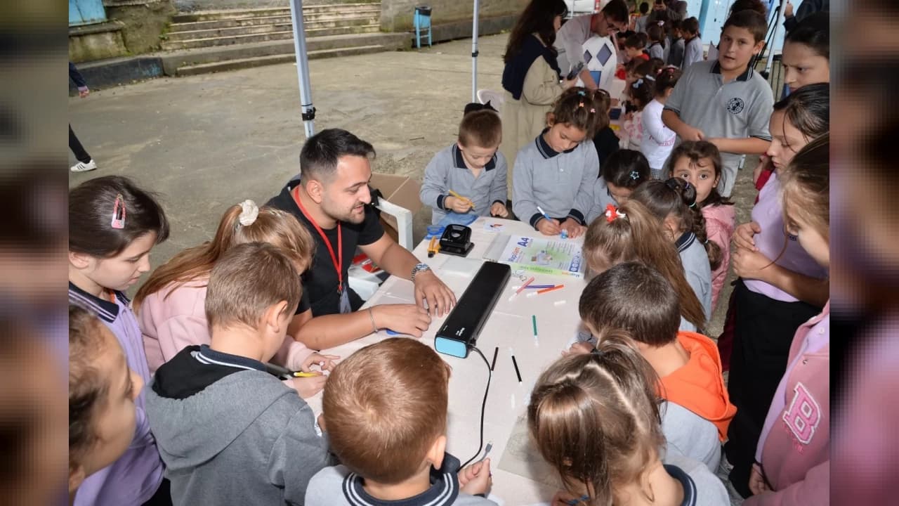 Trabzon'da Köy Okulu Öğrencileri Bilim ve Matematikle Buluştu