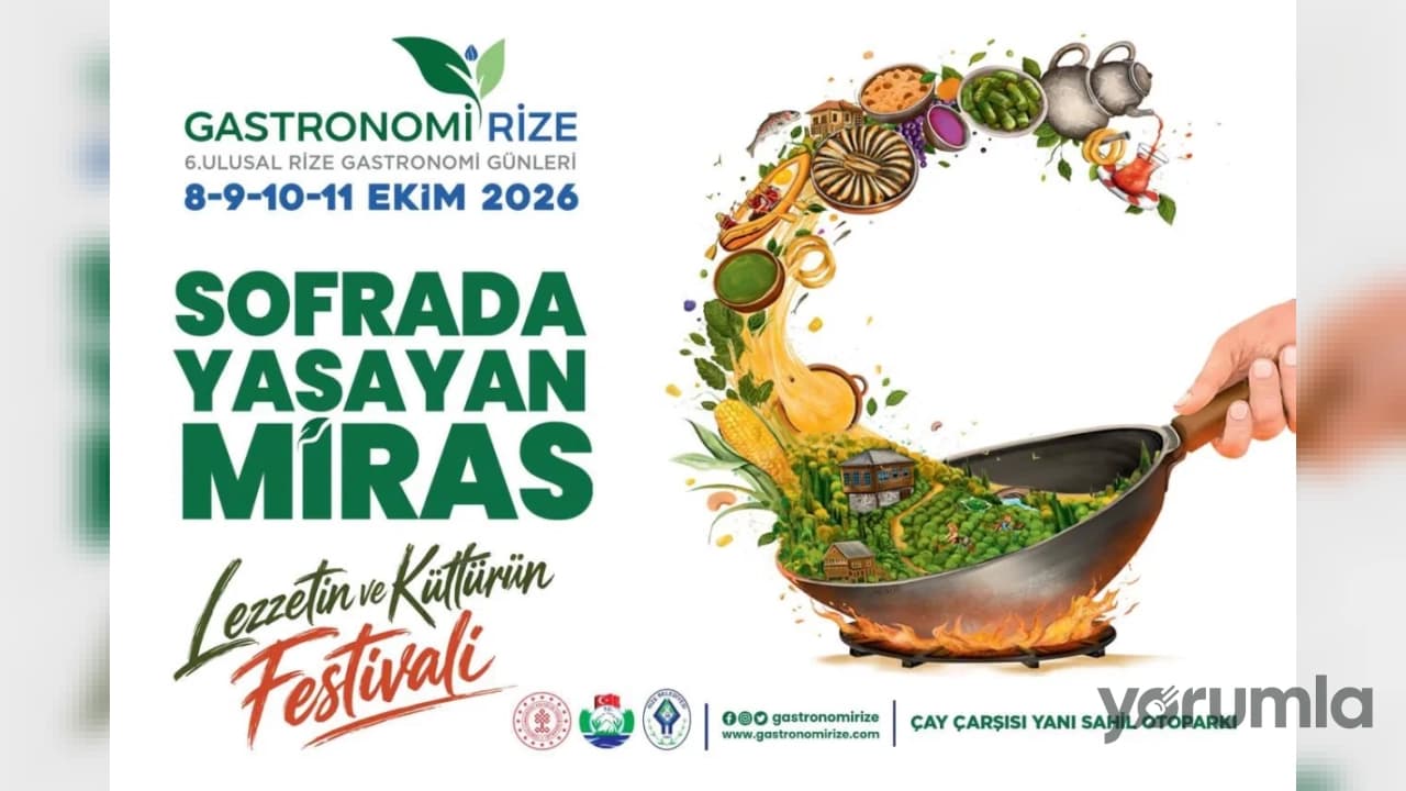 Rize Gastronomi Günleri Başlıyor: Yöresel Lezzetler 8-11 Ekim'de Buluşuyor