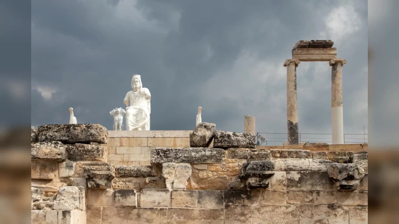 Hierapolis kazılarında yeni mermer yapılar gün ışığına çıkarıldı
